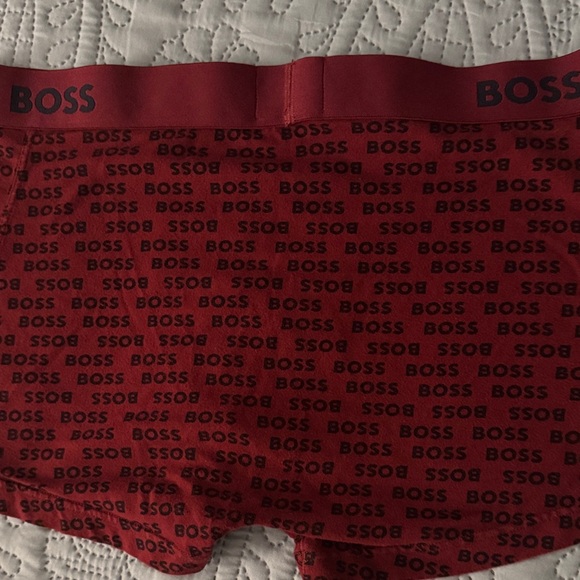 Boss Men's Boxer Briefs - dark blue, red, and brown - Picture 5 of 9
